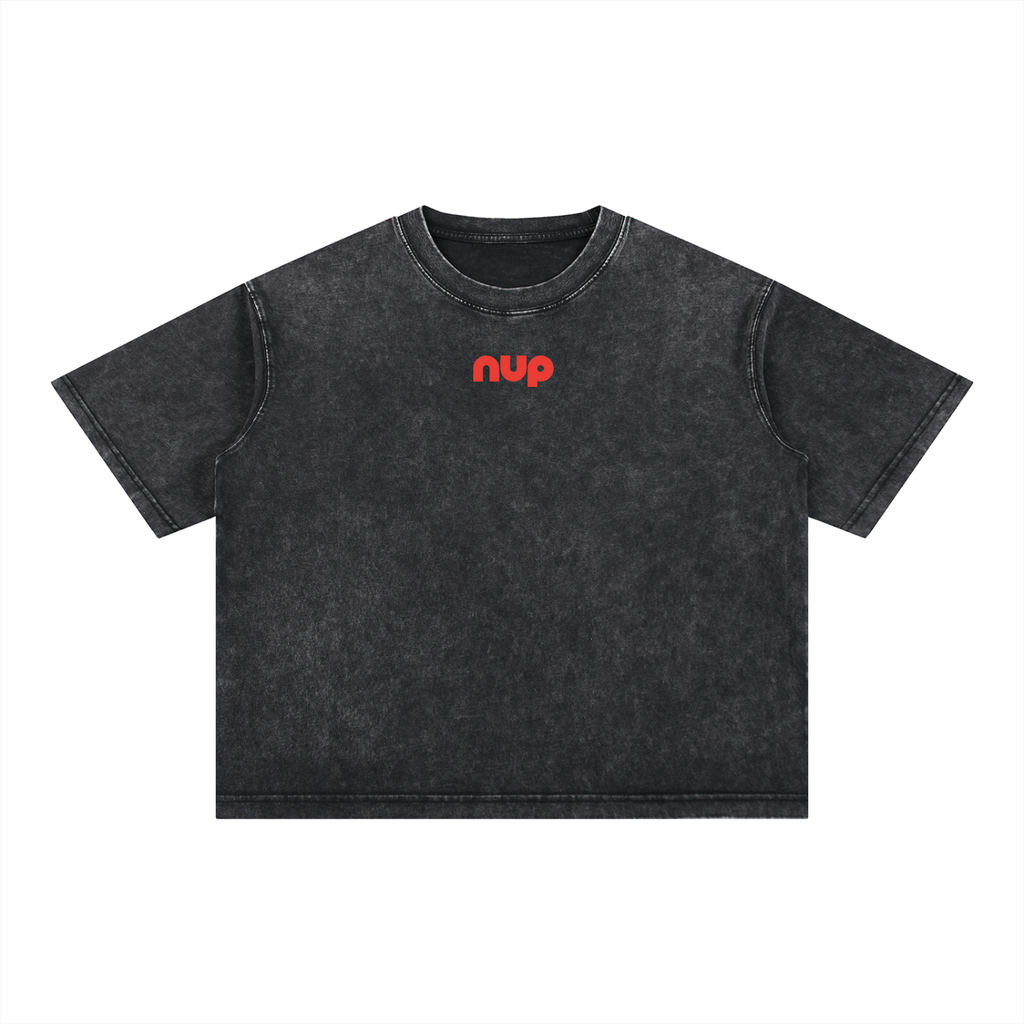 T-Shirts,Washed,Black,Spin