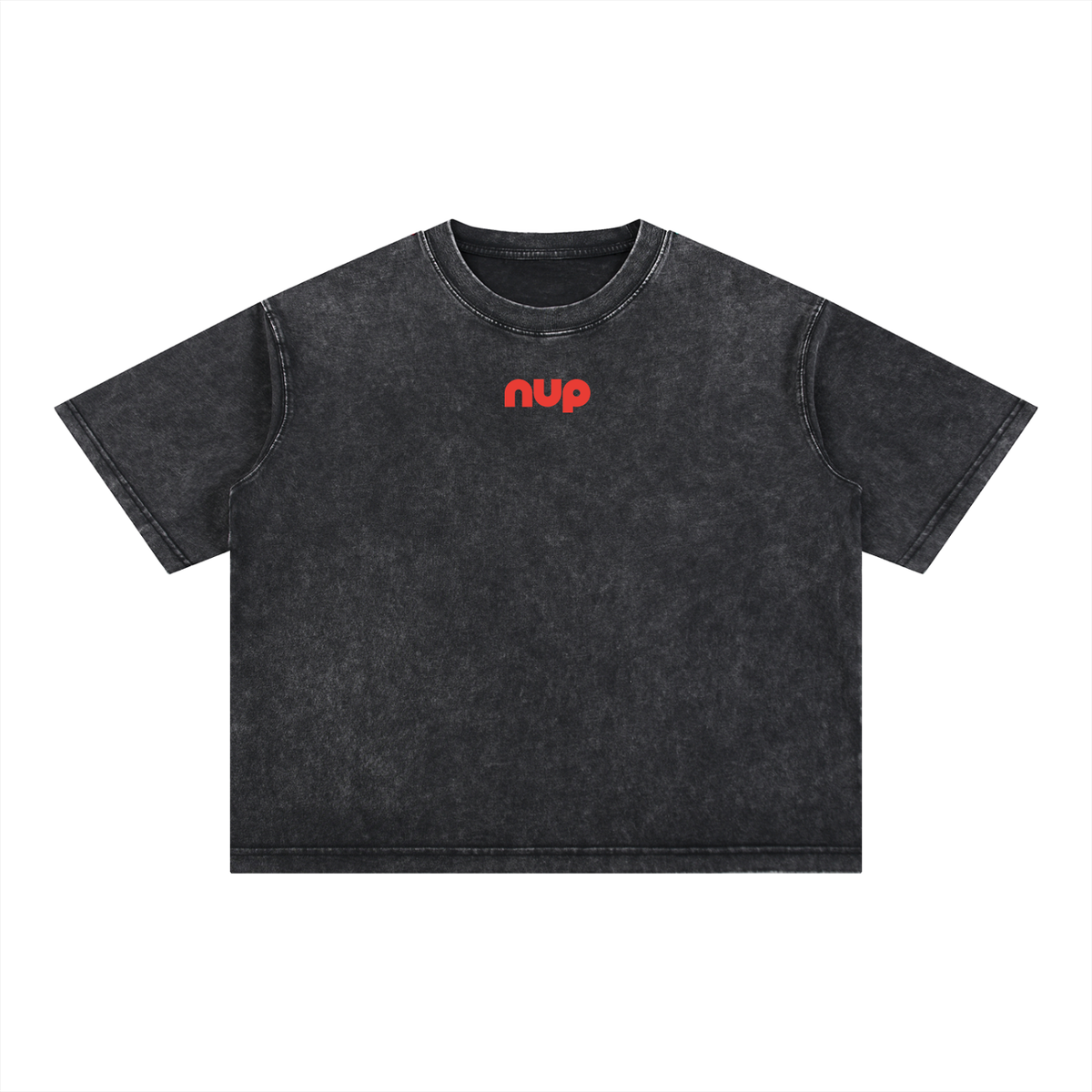 T-Shirts,Washed,Black,Spin