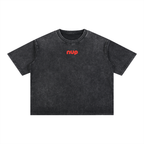 T-Shirts,Washed,Black,Pixel