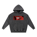 Hoodies,Washed,Black,Distortion