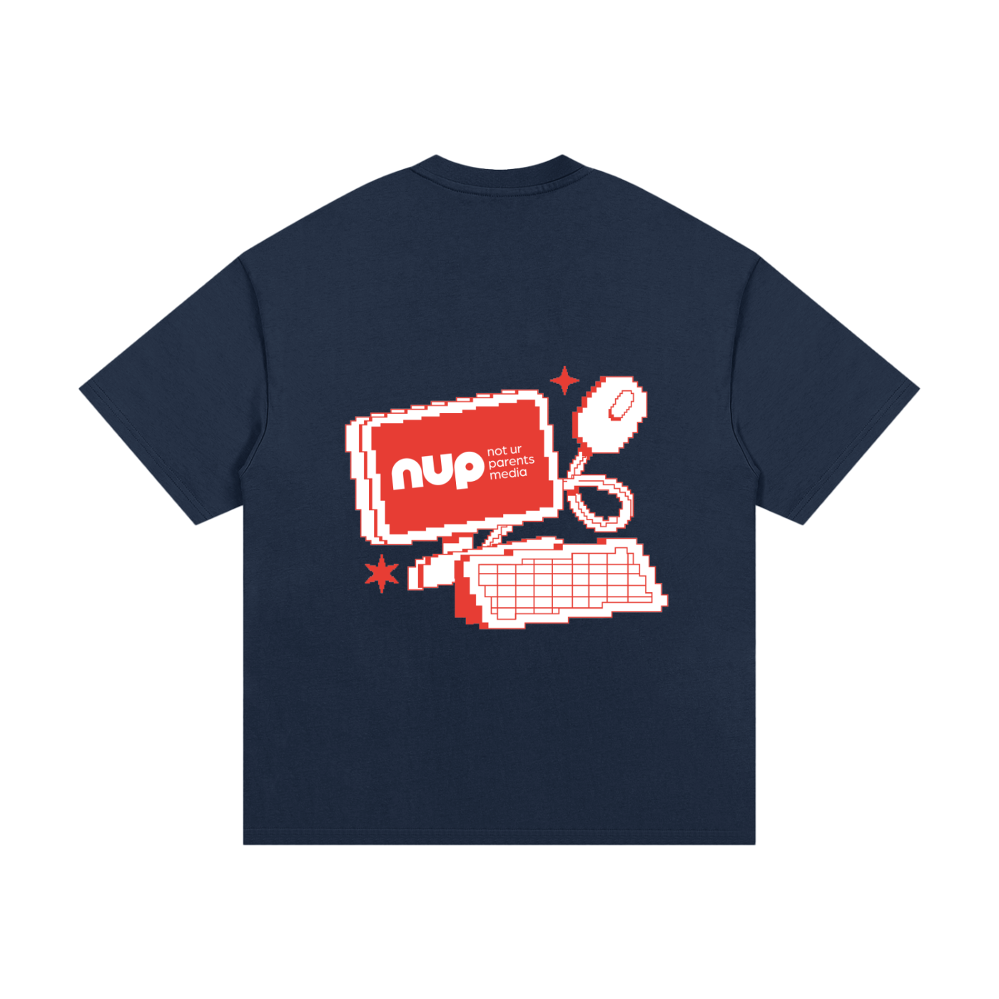 T-Shirts,Neutral,Black,Navy Blue,Pixel 