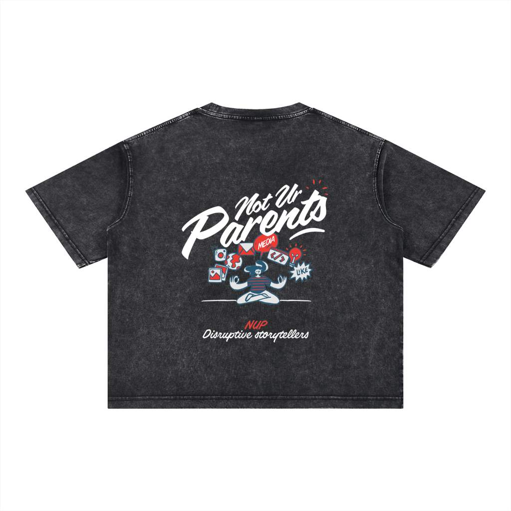 T-Shirts,Washed,Black,Brainstorm