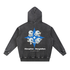 Hoodies,Washed,Black,Storytellers