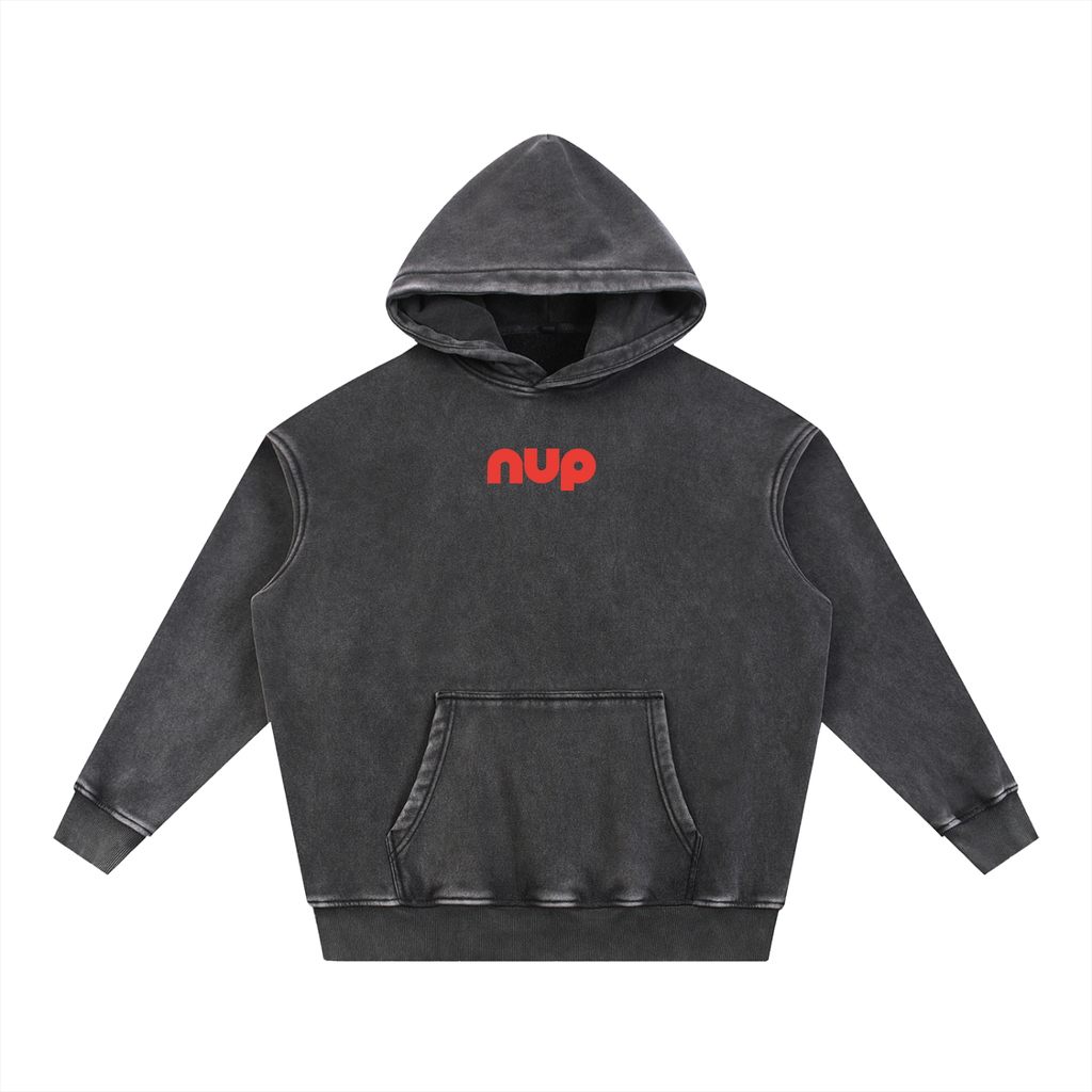 Hoodie,Washed,Black,Stack