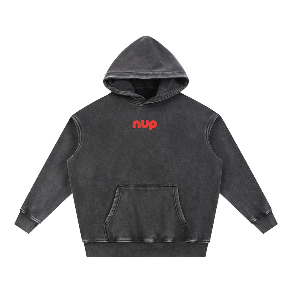 Hoodies,Washed,Black,Brainstorm