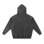 Hoodies,Washed,Black,Distortion