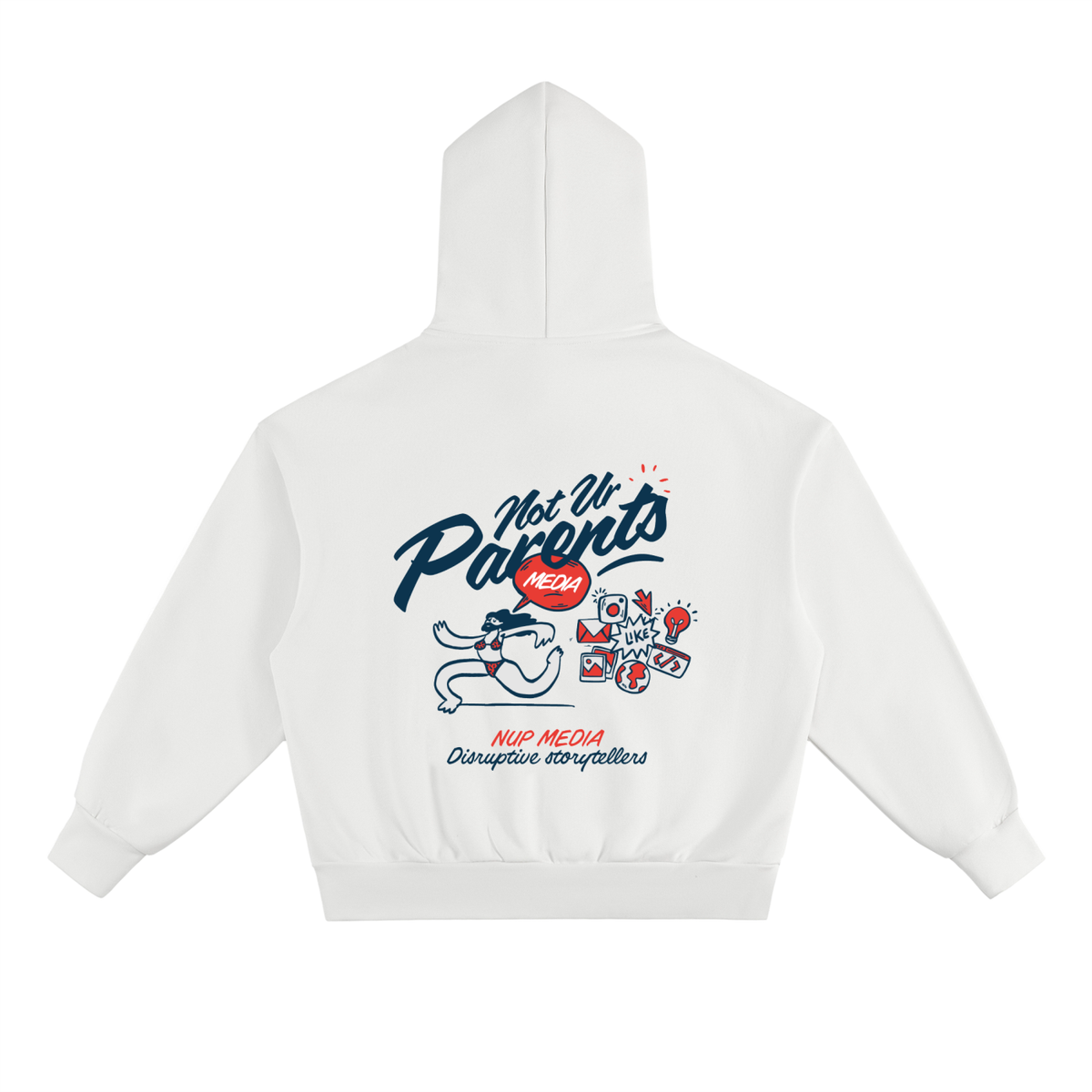 Hoodies,Neutral,White,Runner