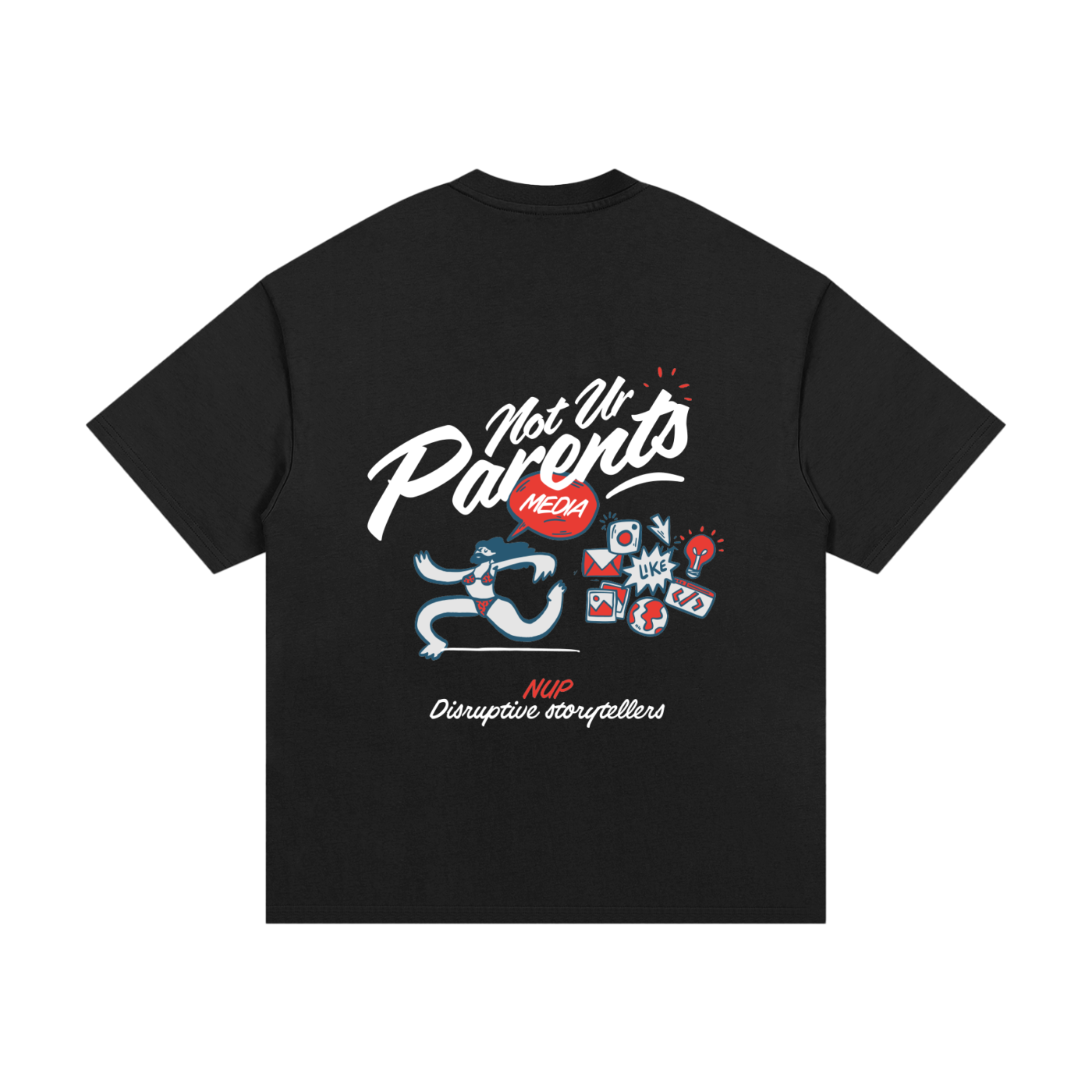 T-Shirts,Neutral,Black,Navy Blue,Runner