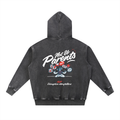 Hoodies,Washed,Black,Brainstorm