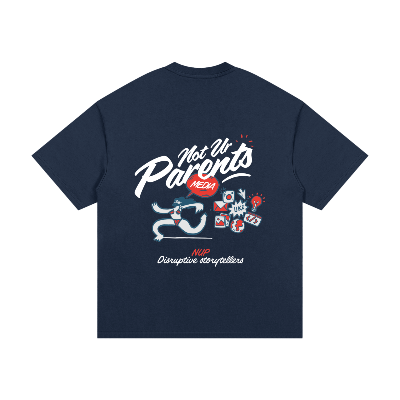 T-Shirts,Neutral,Black,Navy Blue,Runner