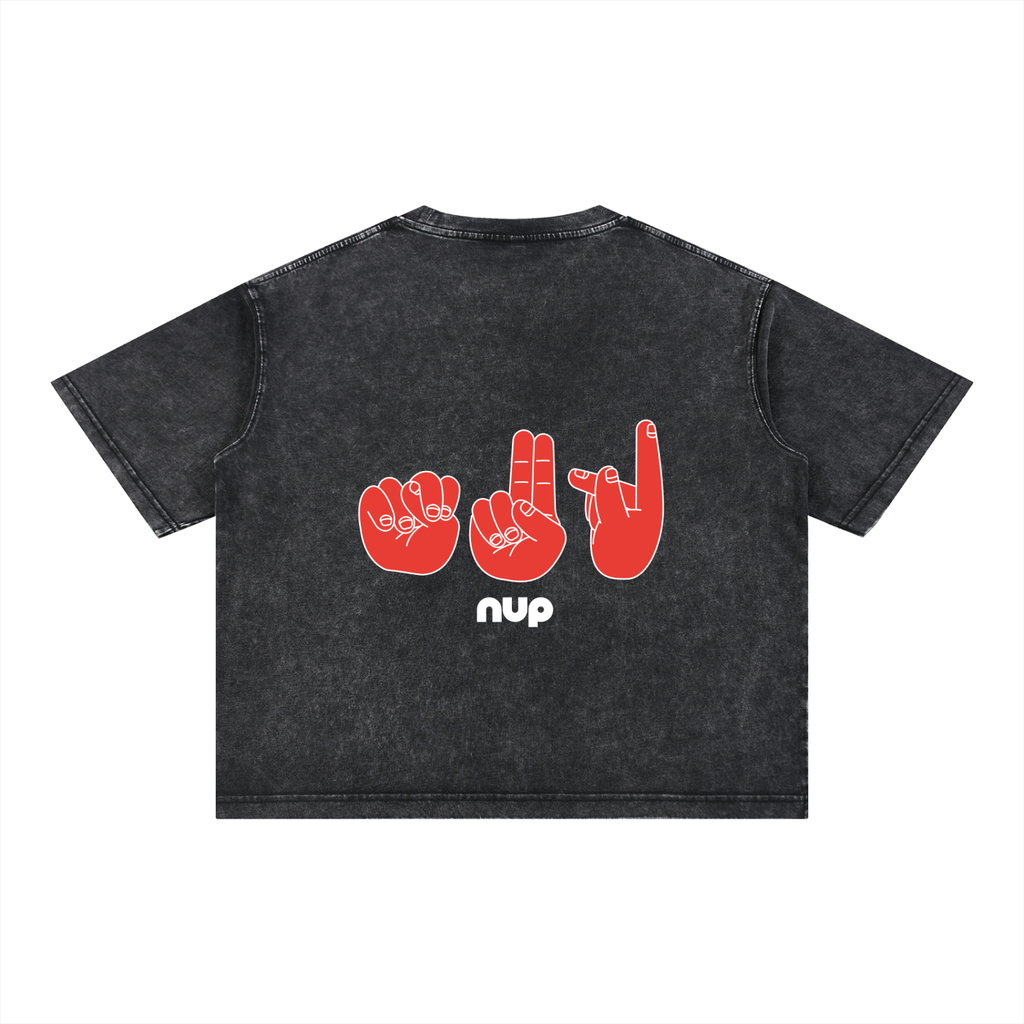 T-Shirts,Washed,Black,Silent