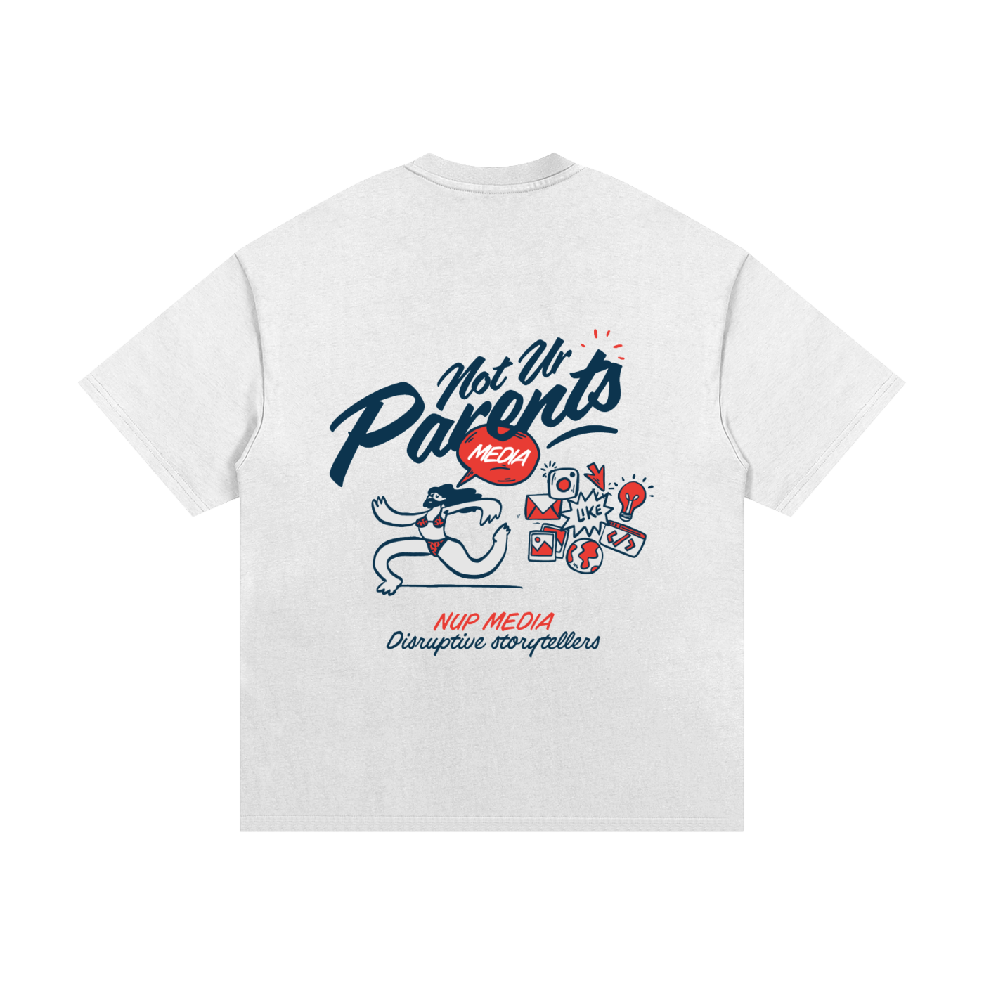 T-Shirts,Neutral,White,Runner